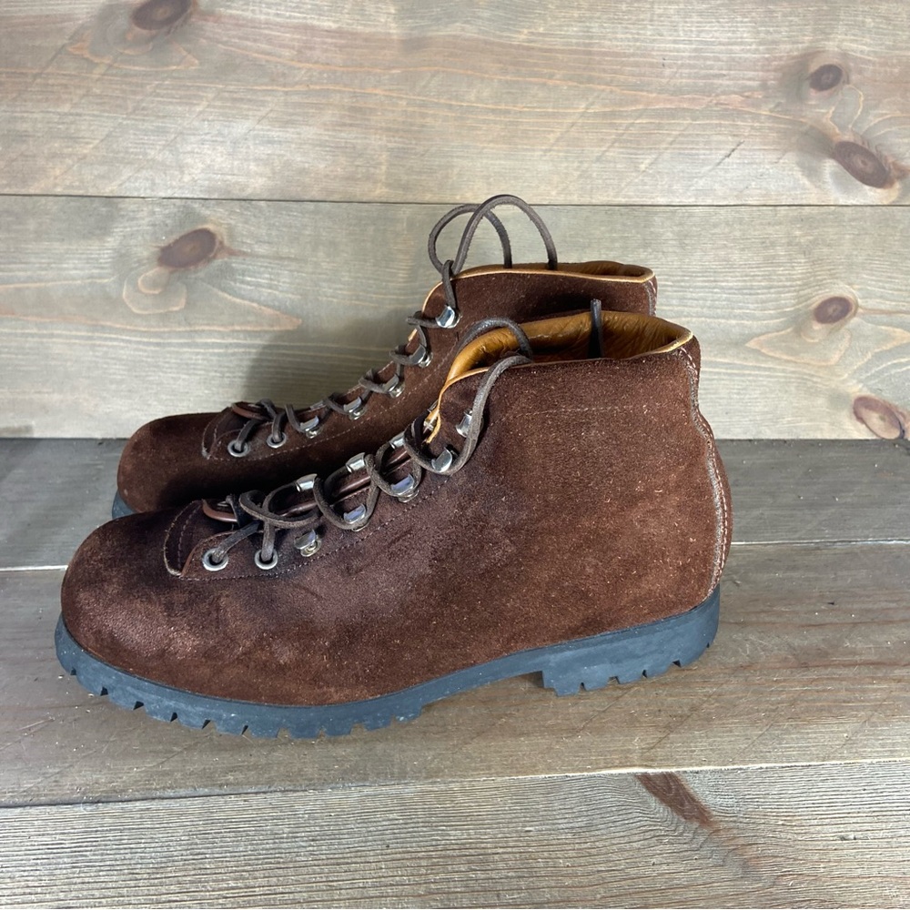 fabiano Womens size 7.5 shoes brown suede mountaineering hiking boots